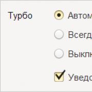 Какво представлява режимът „Турбо“ в съвременните браузъри: Chrome, Yandex, Opera